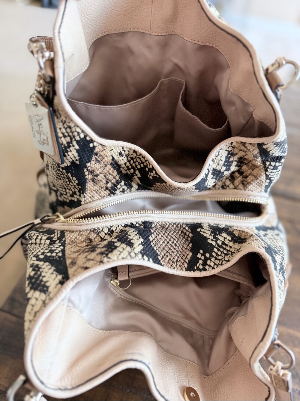 Coach Madison Python Shoulder Bag - Picture 4 of 4